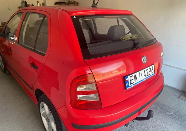 Skoda Fabia cena 7500 przebieg: 351000, rok produkcji 2000 z Dobrzyca małe 7